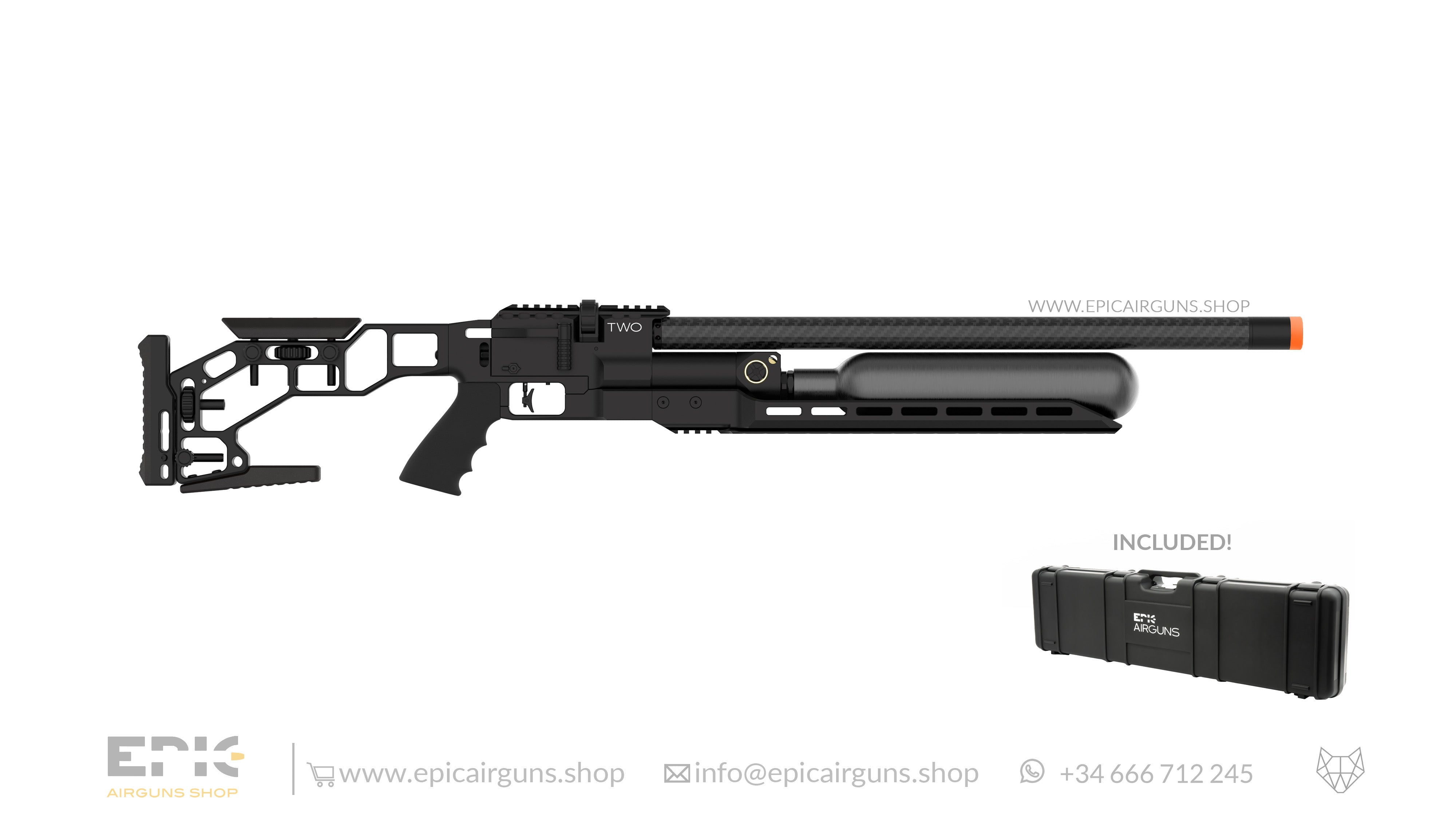 Epic Airguns TWO with Bottle · 550mm CZUB non-choked Barrel